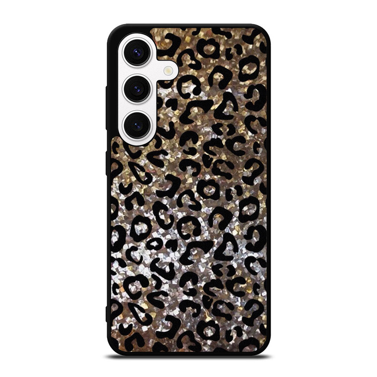 SPARKLY LEOPARD SKIN Samsung Galaxy S24 Case Cover