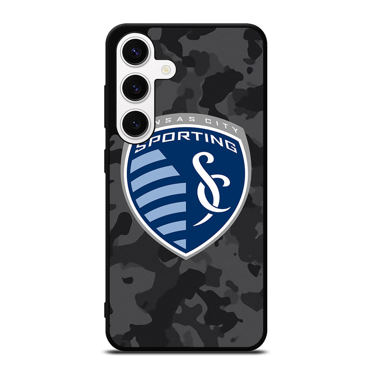 SPORTING KANSAS CITY MLS BLACK CAMO Samsung Galaxy S24 Case Cover