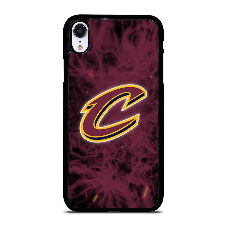 CLEVELAND CAVALIERS BASKETBALL NBA FIRE iPhone XR Case Cover
