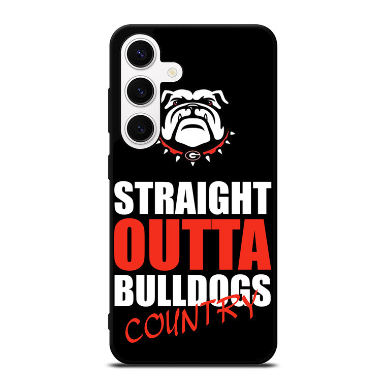 STRAIGHT OUTTA GEORGIA BULLDOGS Samsung Galaxy S24 Case Cover