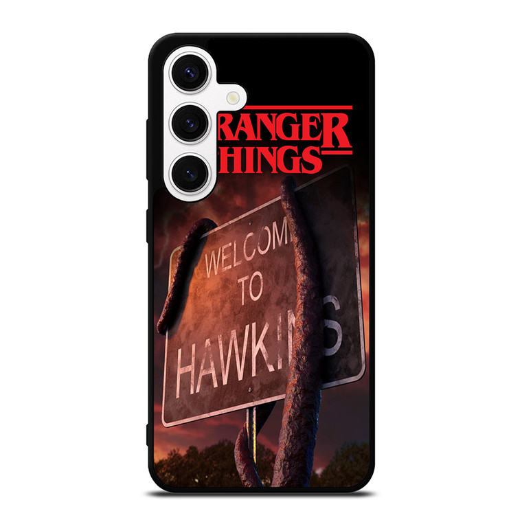 STRANGER THINGS WELCOME TO HAWKINS Samsung Galaxy S24 Case Cover