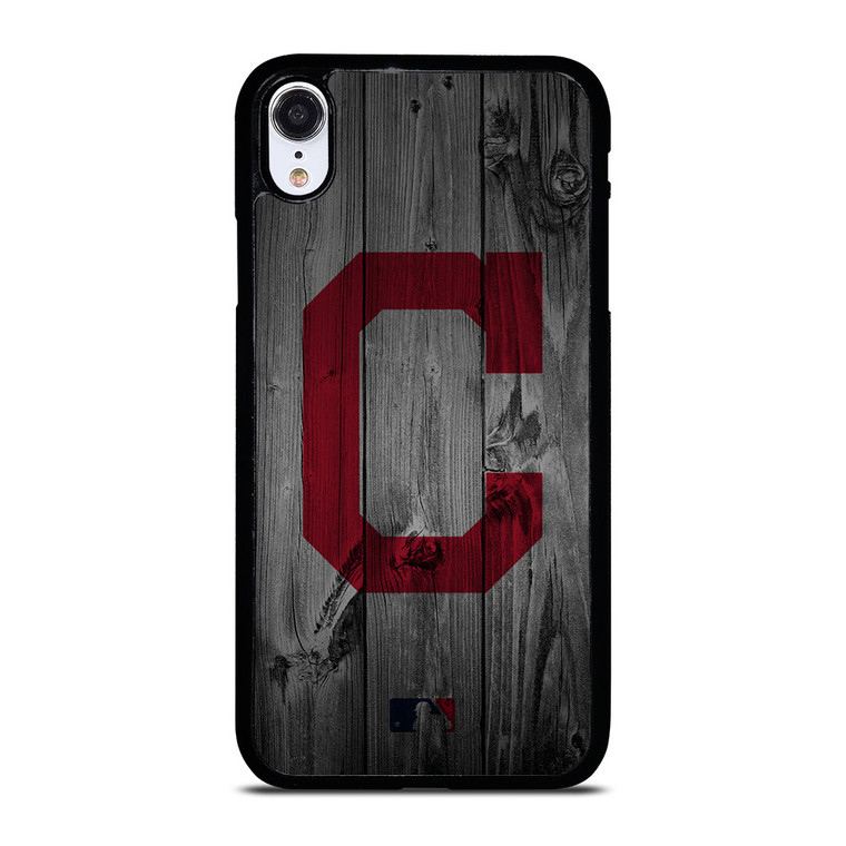 CLEVELAND GUARDIANS BASEBALL MLB WOOD LOGO iPhone XR Case Cover