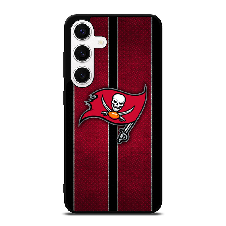 TAMPA BAY BUCCANEERS NFL METAL STRIPE Samsung Galaxy S24 Case Cover