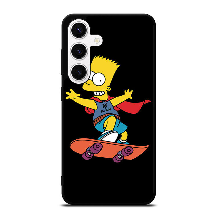 THE SIMPSONS ZOO YORK SKATEBOARD Samsung Galaxy S24 Case Cover
