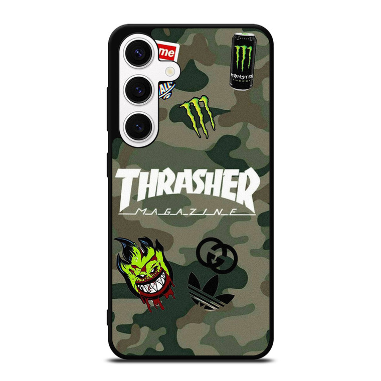 THRASHER SKATEBOARD CAMO COLLAGE Samsung Galaxy S24 Case Cover