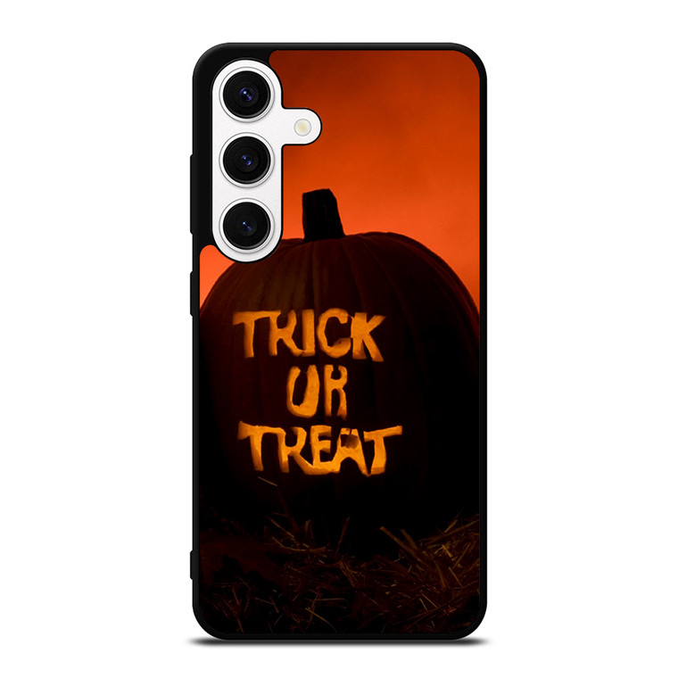TRICK OR TREAT HALLOWEEN PUMPKIN Samsung Galaxy S24 Case Cover