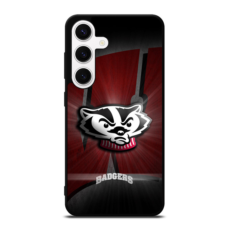 WISCONSIN BADGERS FOOTBALL LOGO Samsung Galaxy S24 Case Cover