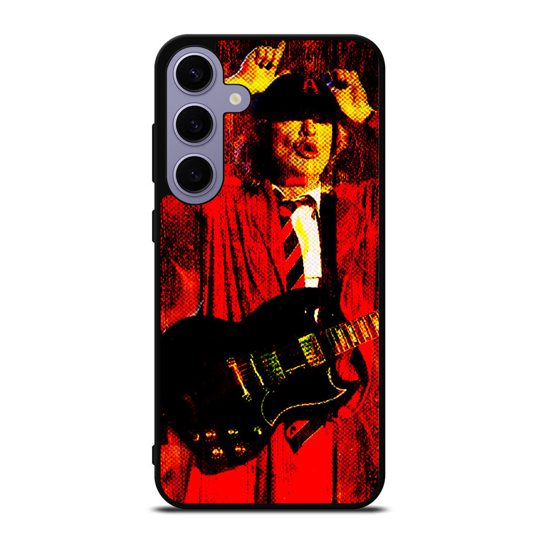 ACDC ANGUS YOUNG ROCK BAND Samsung Galaxy S24 Plus Case Cover
