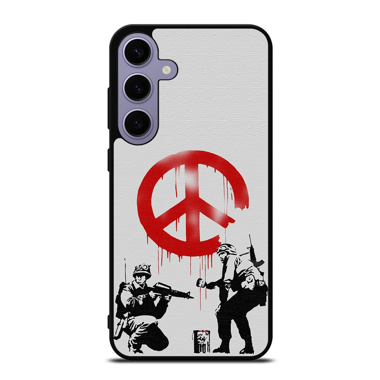 BANKSY ART PEACE Samsung Galaxy S24 Plus Case Cover