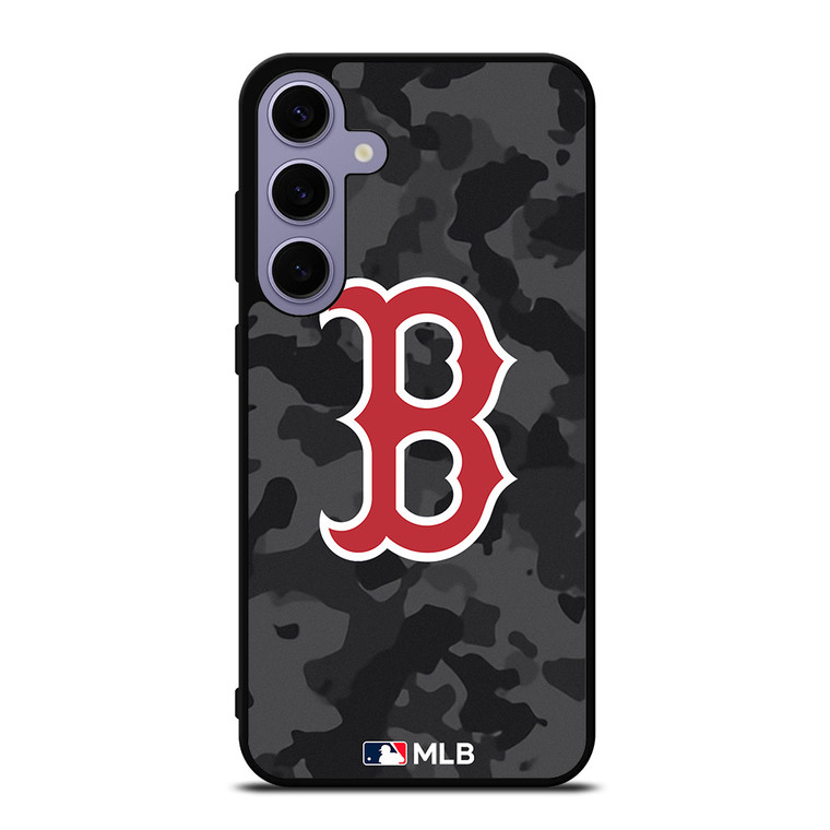 BOSTON RED SOX BASEBALL BLACK CAMO Samsung Galaxy S24 Plus Case Cover