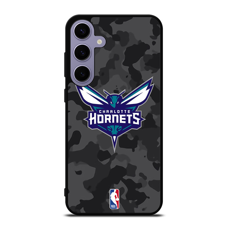 CHARLOTTE HORNETS BLACK CAMO Samsung Galaxy S24 Plus Case Cover