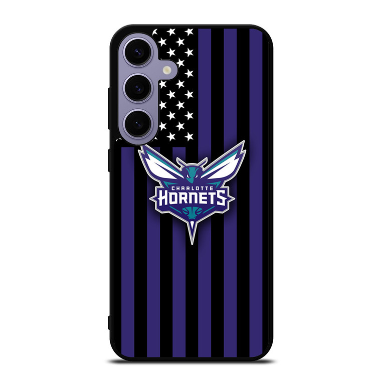CHARLOTTE HORNETS NBA USA FLAG Samsung Galaxy S24 Plus Case Cover