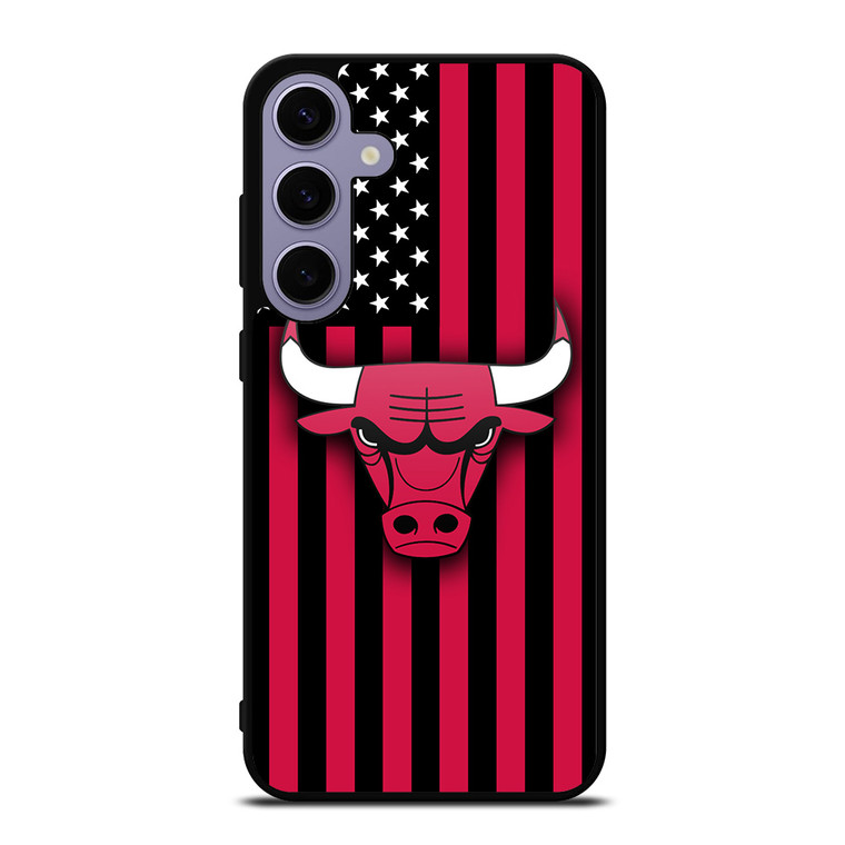 CHICAGO BULLS NBA USA FLAG Samsung Galaxy S24 Plus Case Cover