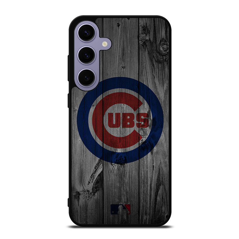 CHICAGO CUBS BASEBALL MLB WOOD LOGO Samsung Galaxy S24 Plus Case Cover