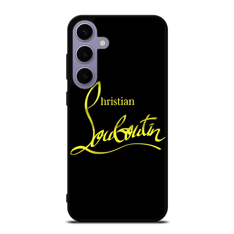 CHRISTIAN LOUBOUTIN GOLD LOGO Samsung Galaxy S24 Plus Case Cover