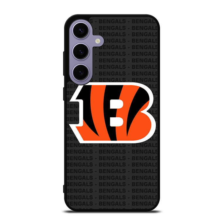 CINCINNATI BENGALS FOOTBALL TEXT Samsung Galaxy S24 Plus Case Cover