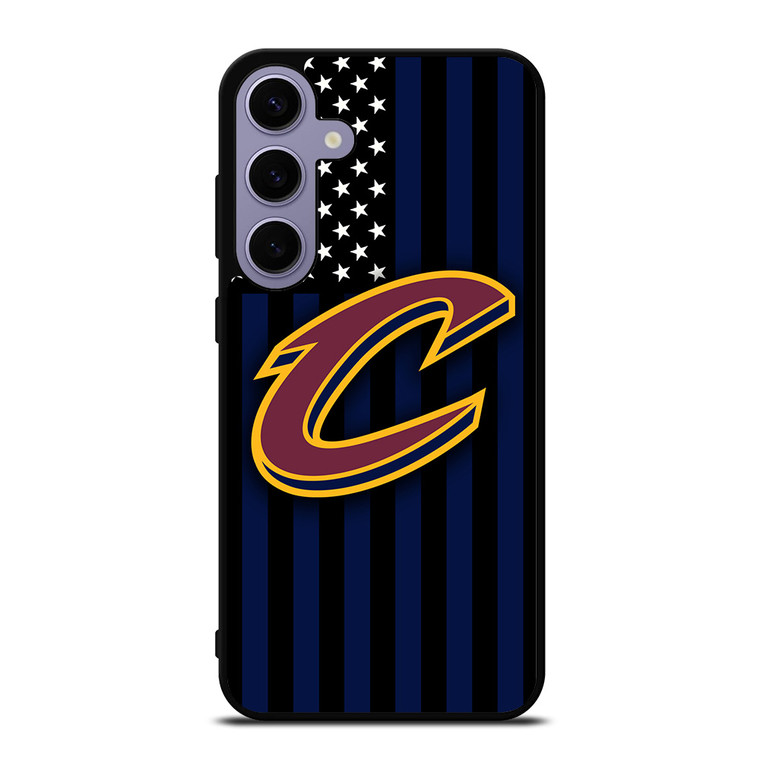 CLEVELAND CAVALIERS NBA USA FLAG Samsung Galaxy S24 Plus Case Cover