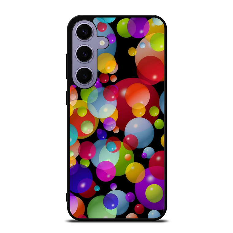 COLURFUL BUBBLES PATTERN Samsung Galaxy S24 Plus Case Cover
