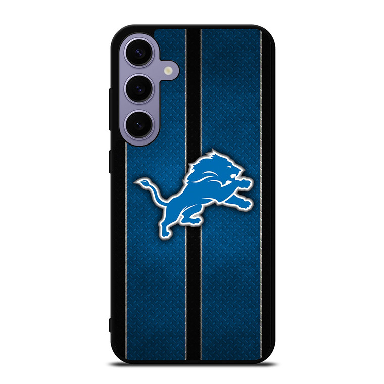 DETROIT LIONS NFL METAL STRIPE Samsung Galaxy S24 Plus Case Cover
