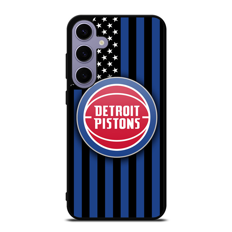 DETROIT PISTONS NBA USA FLAG Samsung Galaxy S24 Plus Case Cover