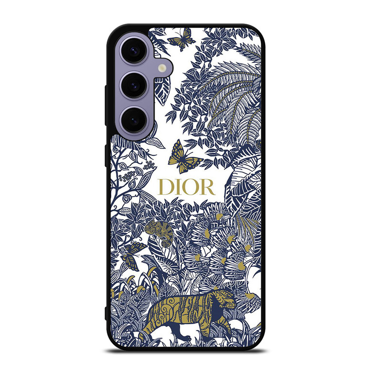 DIOR FLORAL BLUE Samsung Galaxy S24 Plus Case Cover