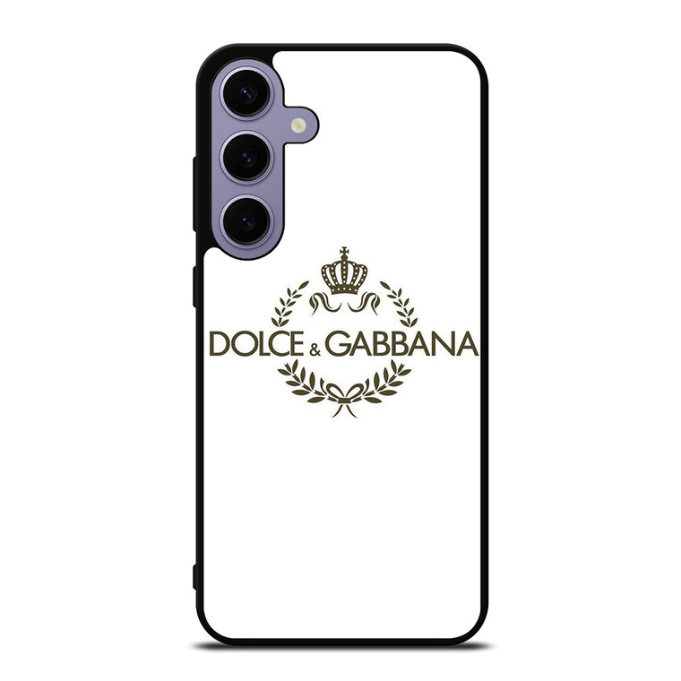 DOLCE AND GABBANA WHITE LOGO Samsung Galaxy S24 Plus Case Cover