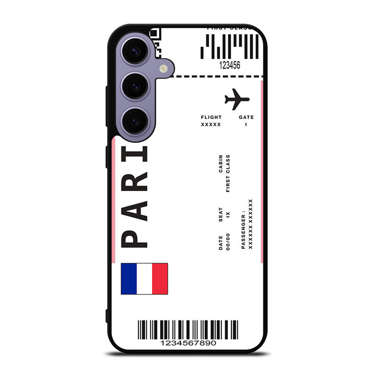 FLIGHT TICKETS FRANCE PARIS Samsung Galaxy S24 Plus Case Cover