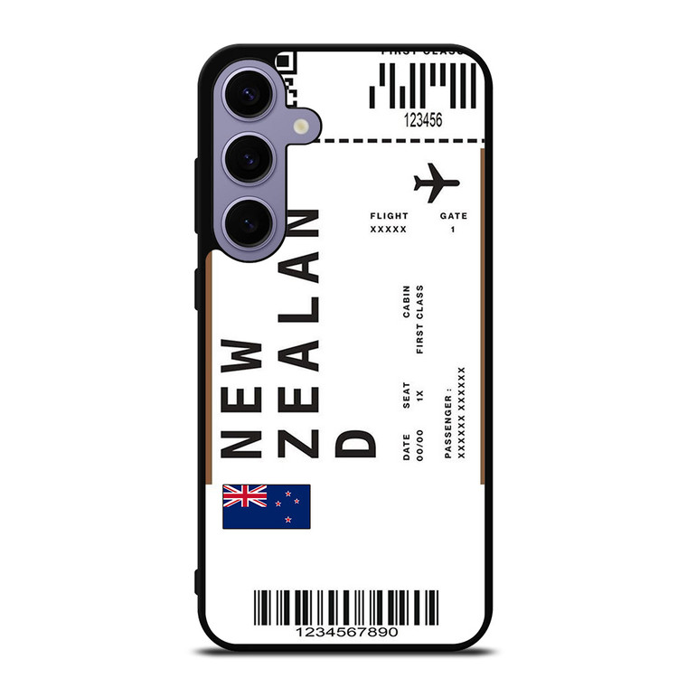 FLIGHT TICKETS NEW ZEALAND Samsung Galaxy S24 Plus Case Cover