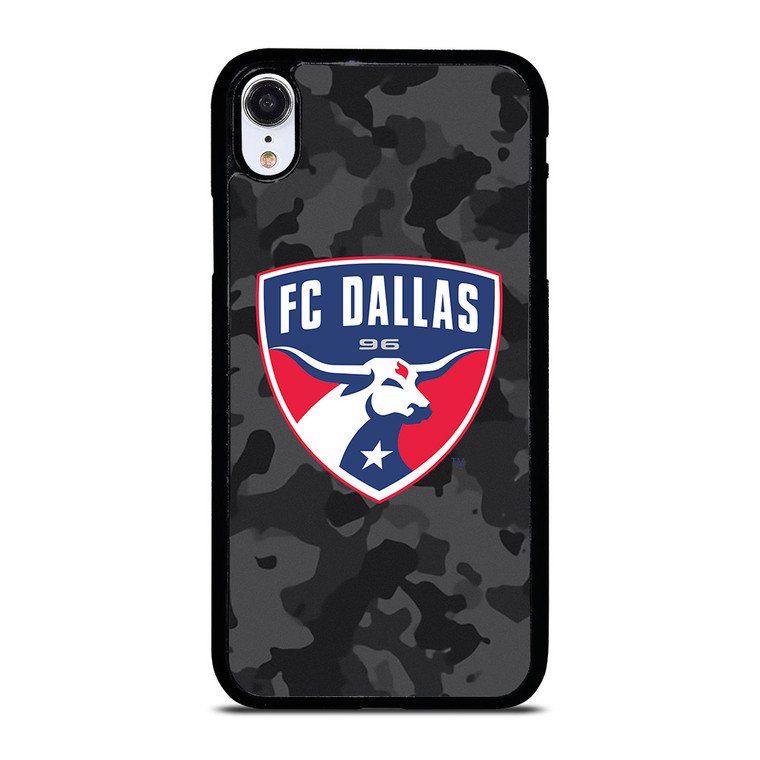 FC DALLAS MLS BLACK CAMO iPhone XR Case Cover