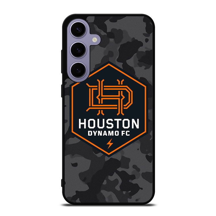 HOUSTON DYNAMO FC MLS BLACK CAMO Samsung Galaxy S24 Plus Case Cover