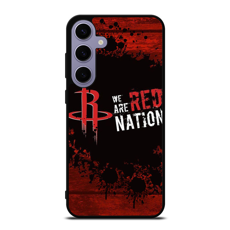 HOUSTON ROCKETS NBA WE ARE RED NATION Samsung Galaxy S24 Plus Case Cover