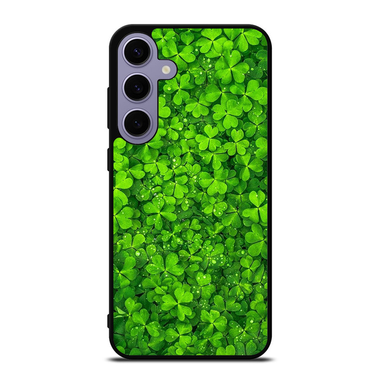 IRISH SHAMROCK CLOVER FLOWER Samsung Galaxy S24 Plus Case Cover