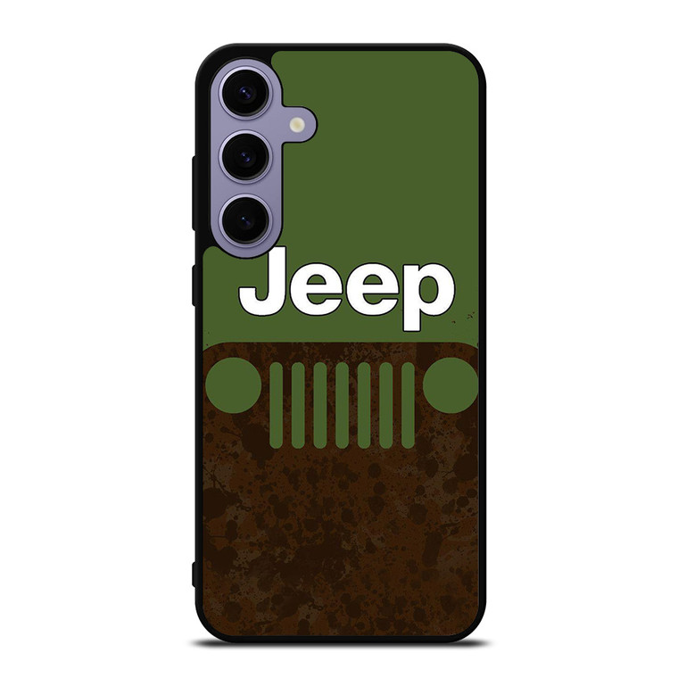 JEEP GREEN RUSTY LOGO Samsung Galaxy S24 Plus Case Cover