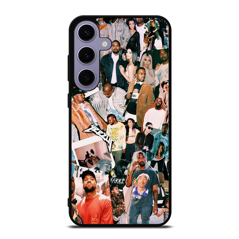 KANYE WEST RAPPER COLLAGE Samsung Galaxy S24 Plus Case Cover