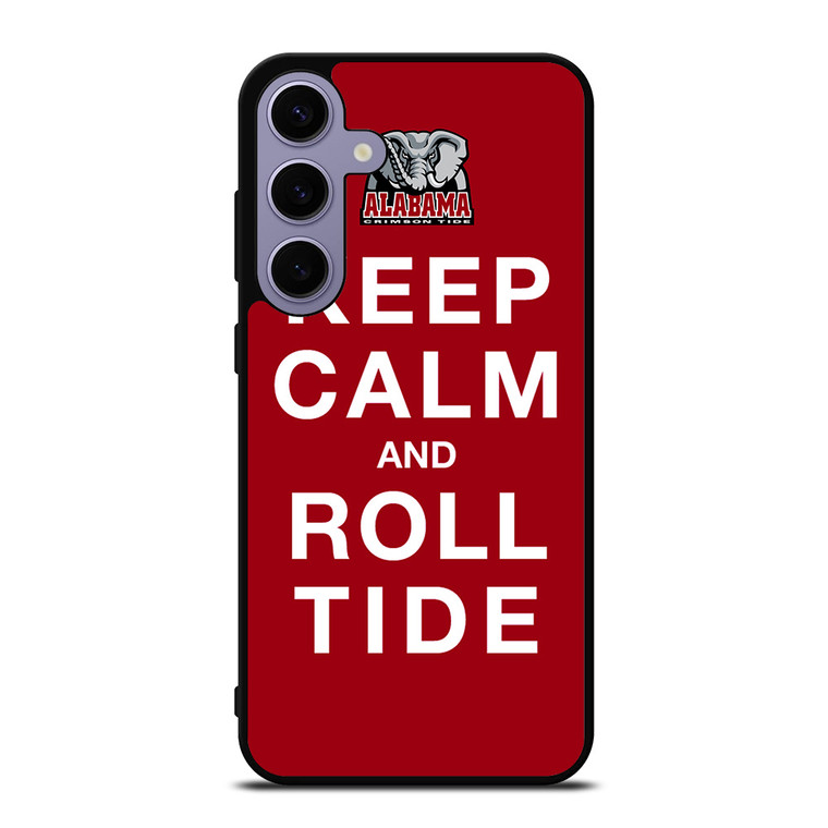 KEEP CALM ALABAMA CRIMSON ROLL TIDE Samsung Galaxy S24 Plus Case Cover