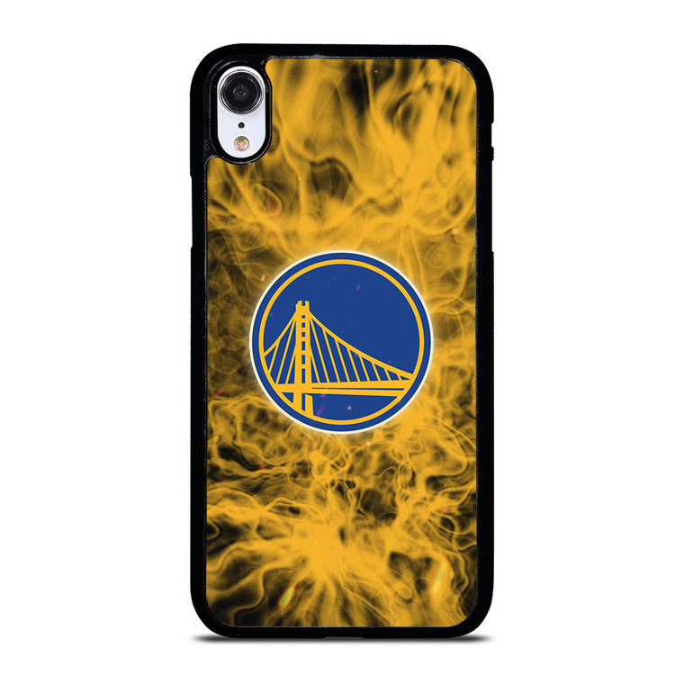 GOLDEN STATE WARRIORS BASKETBALL NBA FIRE iPhone XR Case Cover