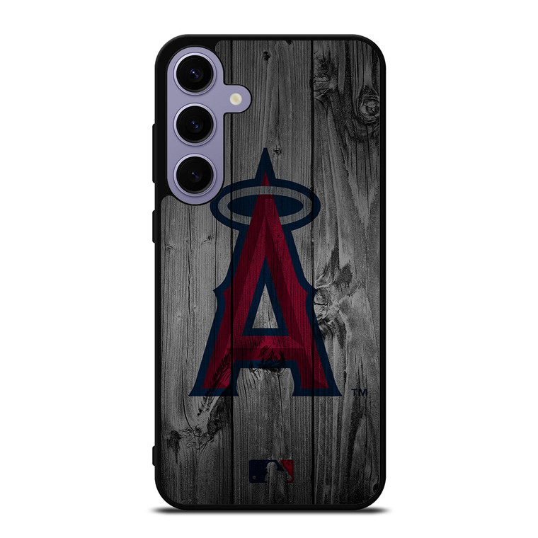 LOS ANGELES ANGELS BASEBALL MLB WOOD LOGO Samsung Galaxy S24 Plus Case Cover