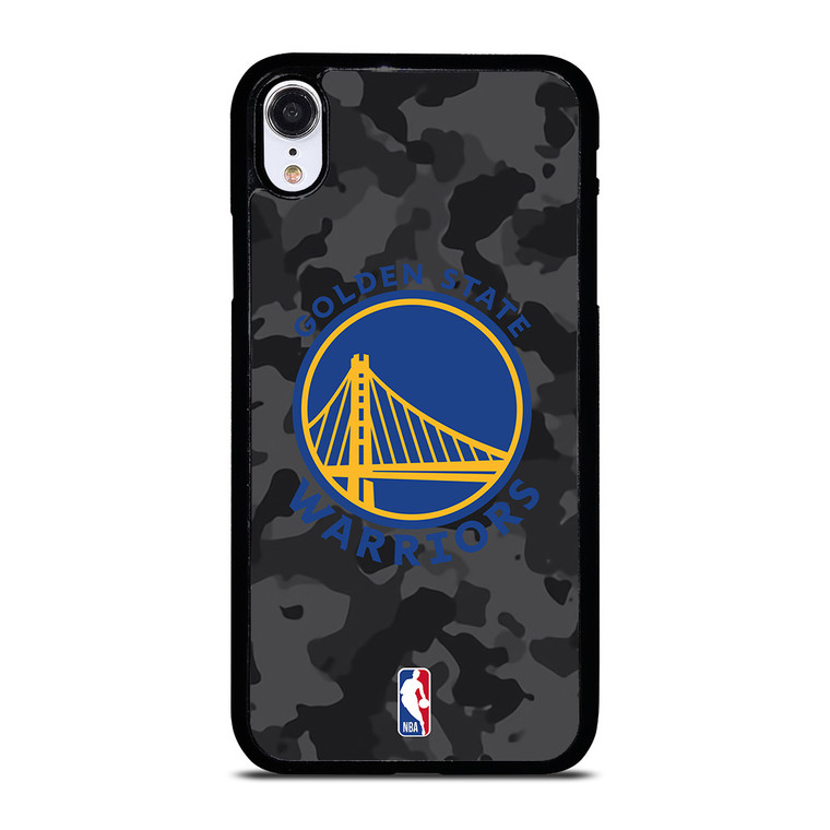 GOLDEN STATE WARRIORS BLACK CAMO iPhone XR Case Cover
