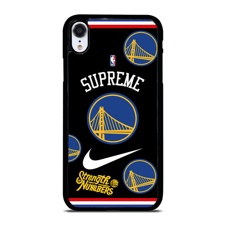 GOLDEN STATE WARRIORS NBA X SUPREME NIKE iPhone XR Case Cover