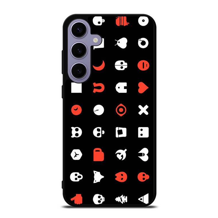 LOVE DEATH AND ROBOTS PATTERN Samsung Galaxy S24 Plus Case Cover