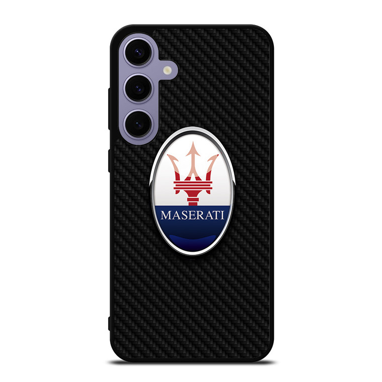 MASERATI LOGO CARBON FIBER Samsung Galaxy S24 Plus Case Cover