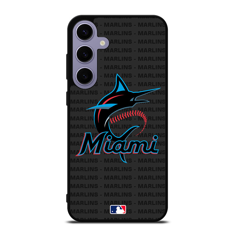 MIAMI MARLINS BASEBALL BLACK Samsung Galaxy S24 Plus Case Cover