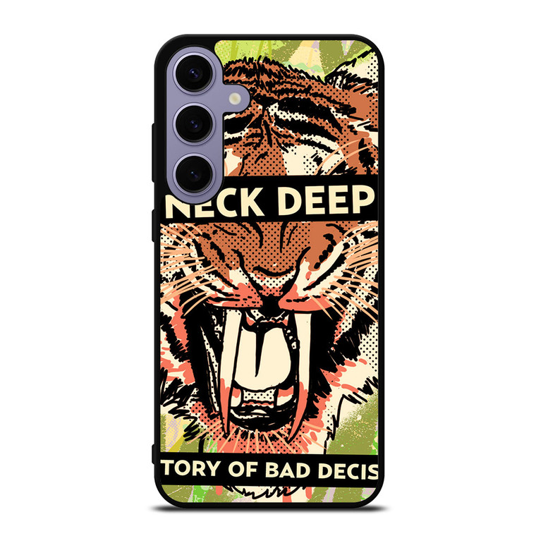 NECK DEEP A HISTORY OF A BAD DECISIONS Samsung Galaxy S24 Plus Case Cover