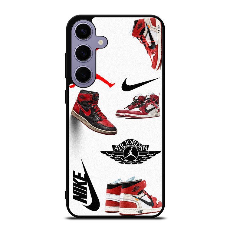NIKE AIR JORDAN SHOES COLLAGE Samsung Galaxy S24 Plus Case Cover