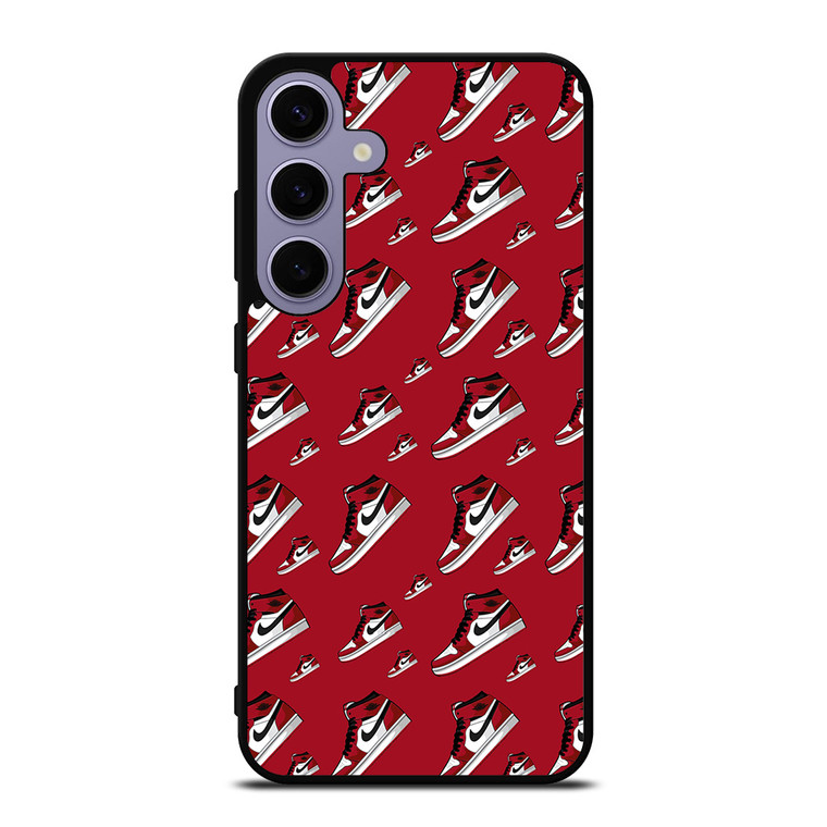 NIKE AIR JORDAN SHOES PATTERN Samsung Galaxy S24 Plus Case Cover