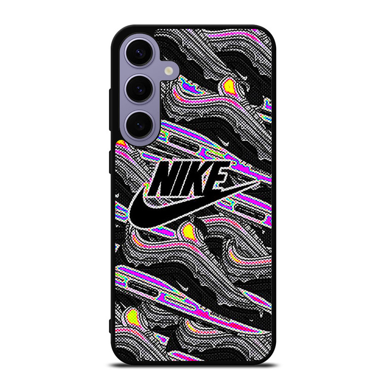NIKE AIR MAX HOLOGRAPHIC PATTERN Samsung Galaxy S24 Plus Case Cover