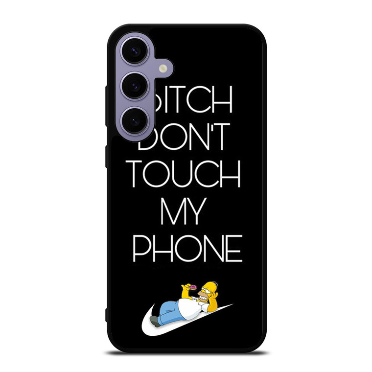 NIKE HOMER SIMPSON DONT TOUCH MY PHONE Samsung Galaxy S24 Plus Case Cover