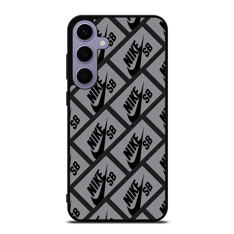 NIKE SB SKATEBOARD BOX PATTERN GREY Samsung Galaxy S24 Plus Case Cover