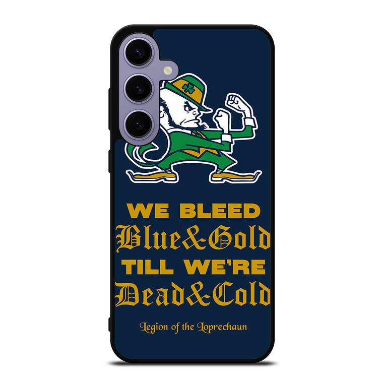 NOTRE DAME BLEED BLUE AND GOLD Samsung Galaxy S24 Plus Case Cover