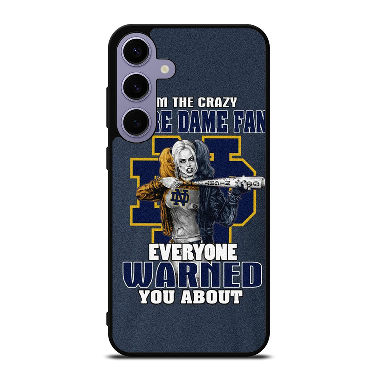 NOTRE DAME FIGHTING HARLEY QUINN Samsung Galaxy S24 Plus Case Cover
